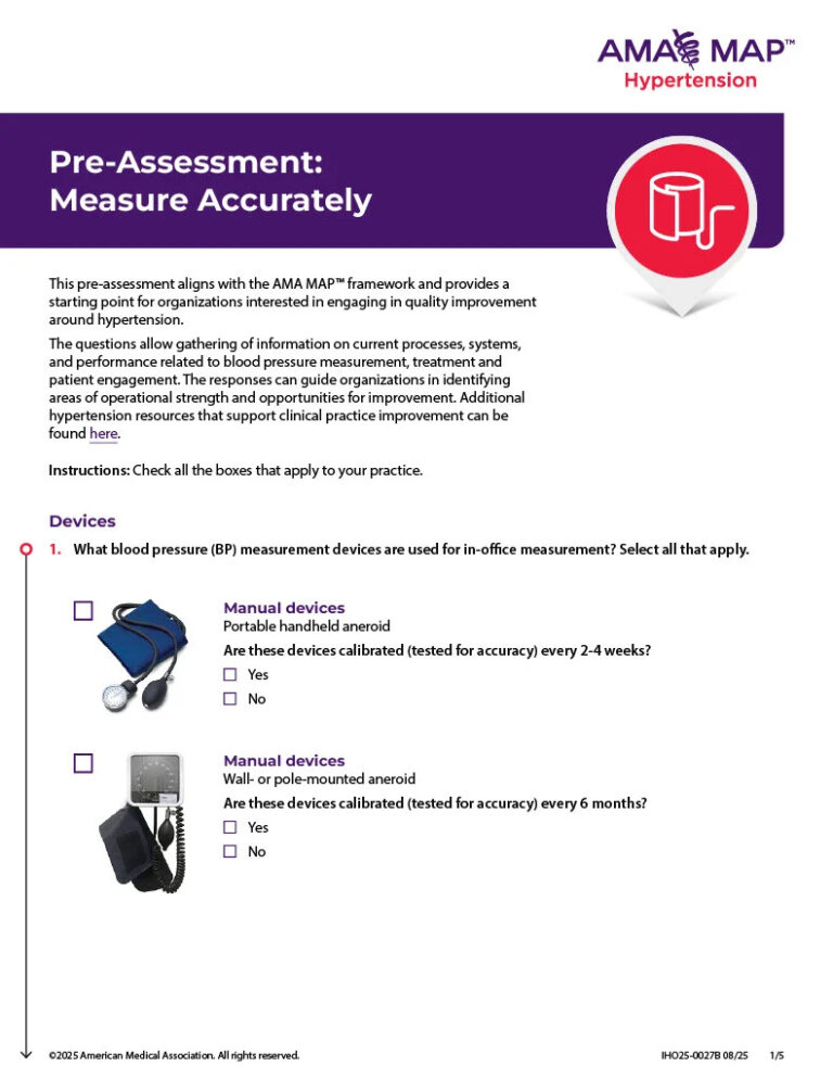 MAP Hypertension PreAssessments Measure Accurately thumbnail – Target:BP