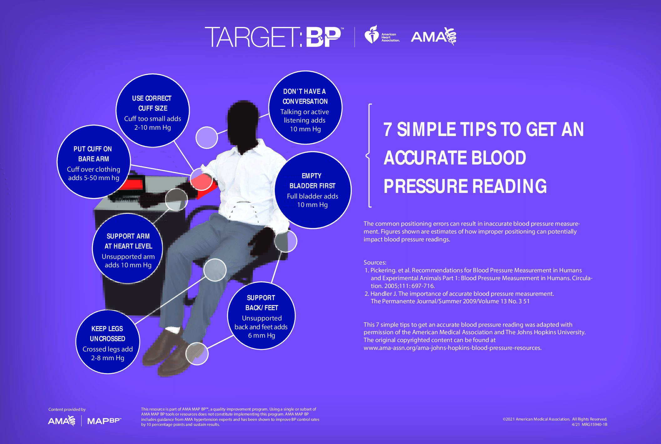 Thumbnail graphic of In-offaice Measuring Blood Pressure Infographic pdf