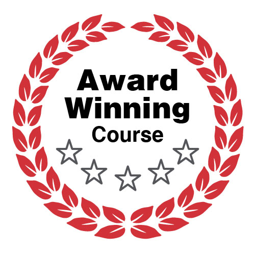 Award winning course icon