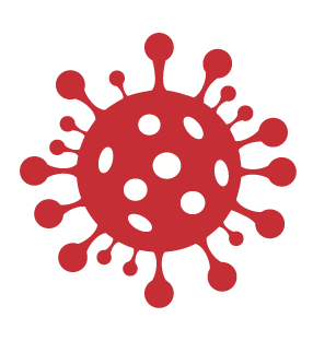 Icon representing the Covid-19 virus