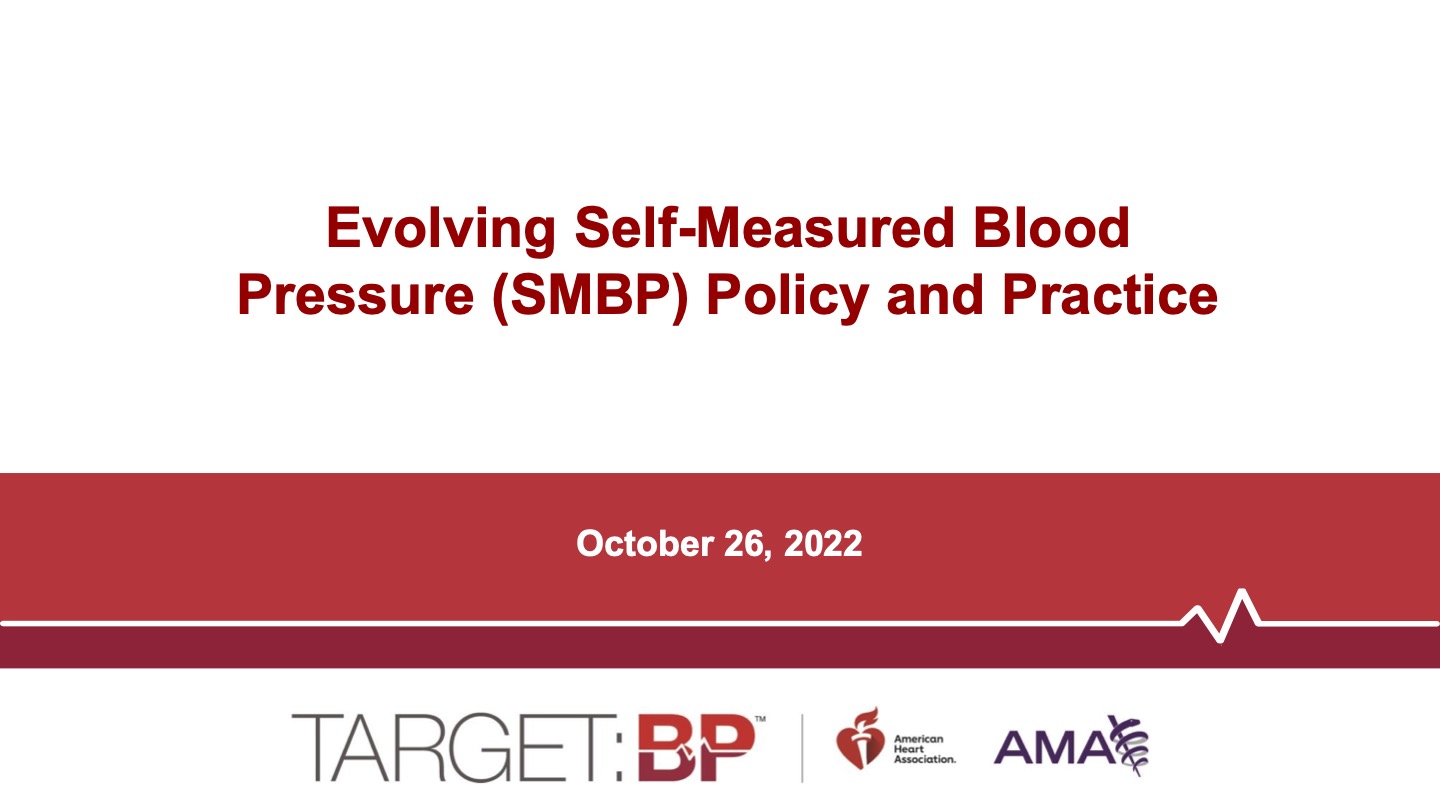 Evolving SMBP Policy and Practice