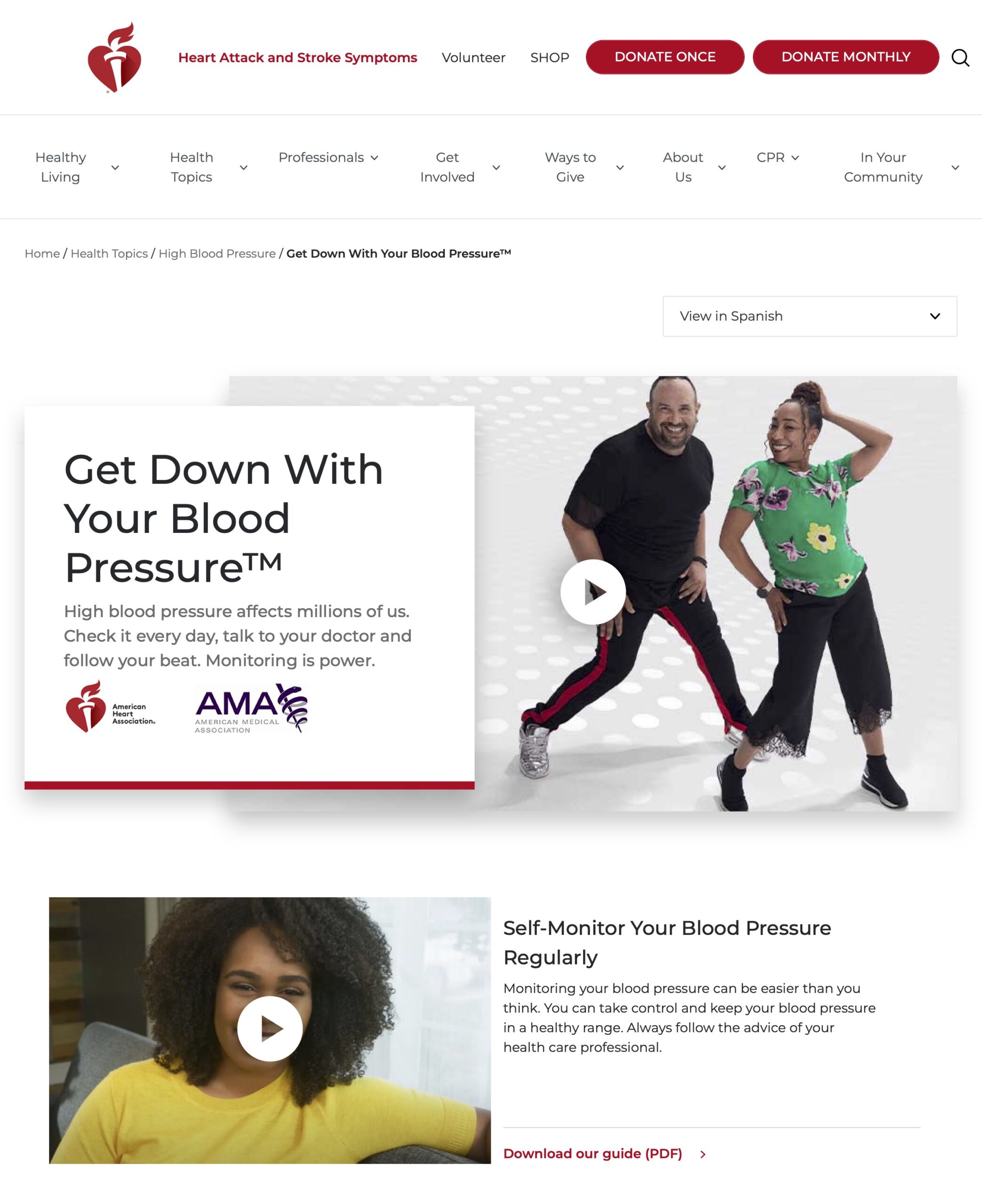 Get Down With Your Blood Pressure Target BP