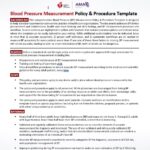 Blood Pressure Measurement Policy & Procedure Template