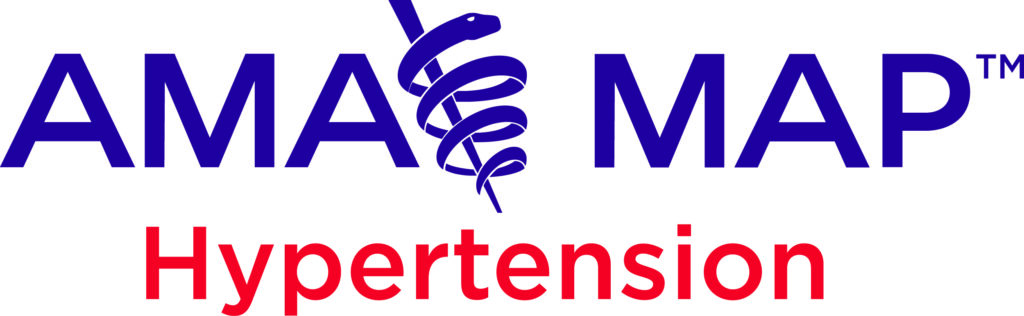 American Medical Association and MAP Hypertension logo
