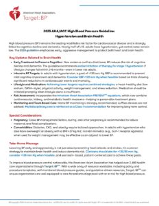 Hypertension and Brain Health – Target BP – Target:BP